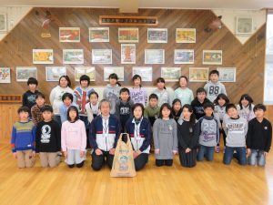 H29.1.13寄附　大貫小学校様（玄米20キロ）