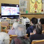 小学校とあったか村デイサービスセンターでオンライン交流を行いました（岩出山支所）