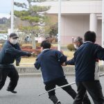 不審者対応訓練を行いました（鹿島台支所・敬風園）