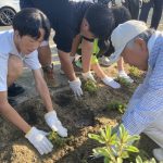 世代間交流事業『芝桜プロジェクト』を 開催しました