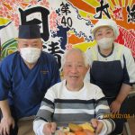 握りたてのお寿司を頂きました！